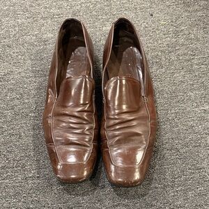 Prada Men's Rich Brown Leather Loafers